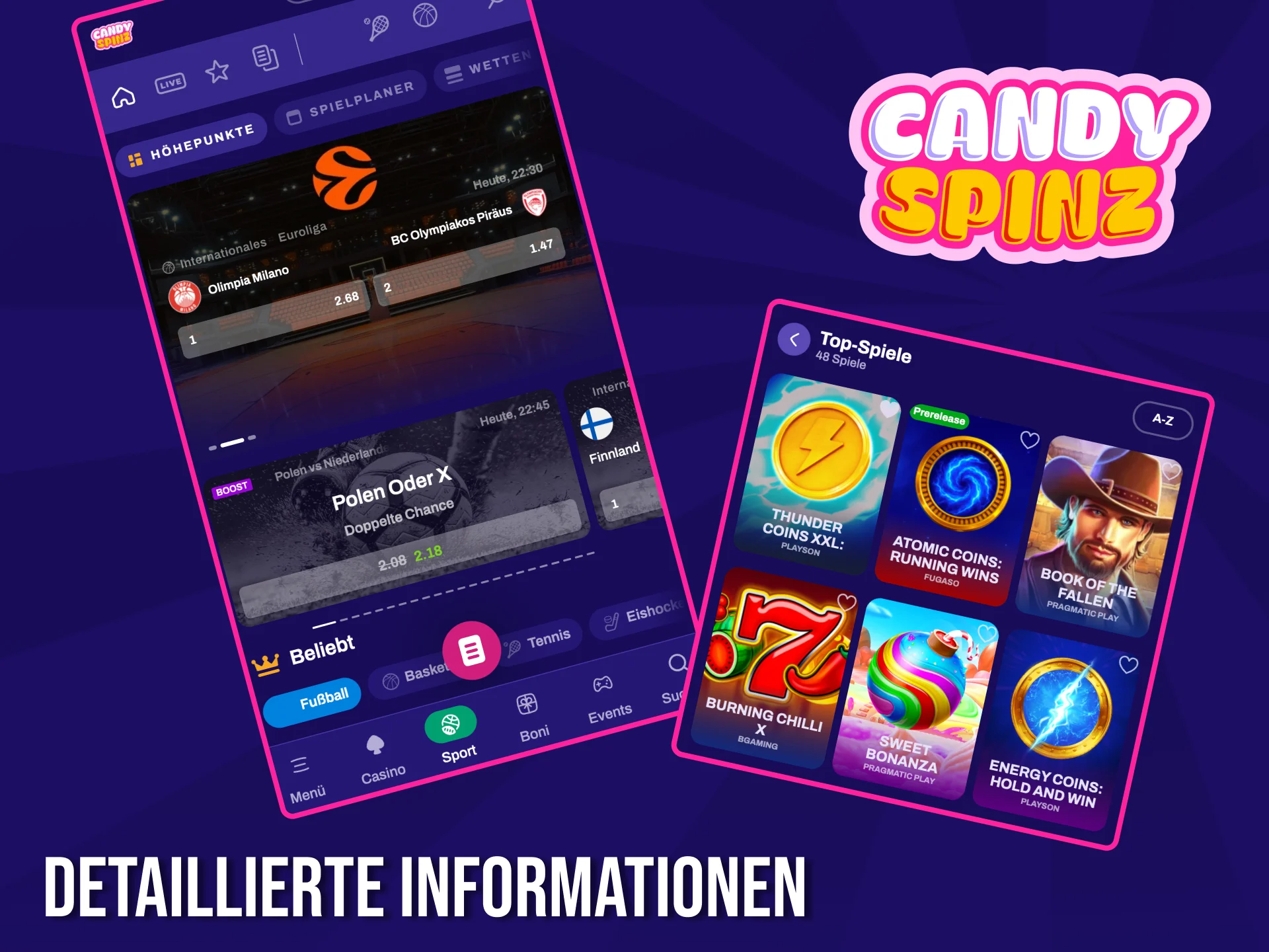 Informieren Sie sich ausführlich über Candy Spinz und treffen Sie eine sichere Wahl.