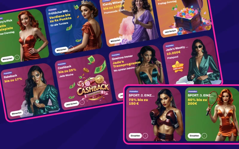 Candy Spinz bietet Ihnen während deutscher Feiertage Gratis-Spielaktionen an.